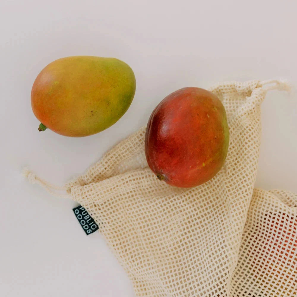 Organic Reusable Mesh Grocery Bag (2 ct) - Osadia Concept Store