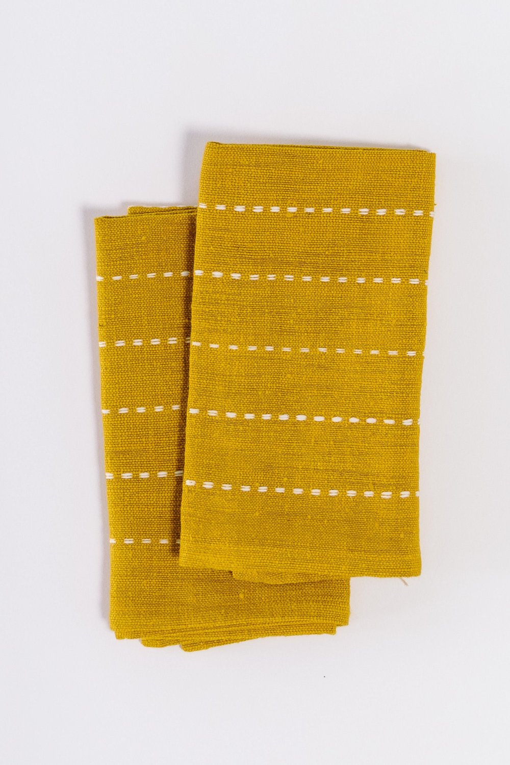 Rift Valley Handwoven Ethiopian Cotton Cocktail Napkins | Set of 2