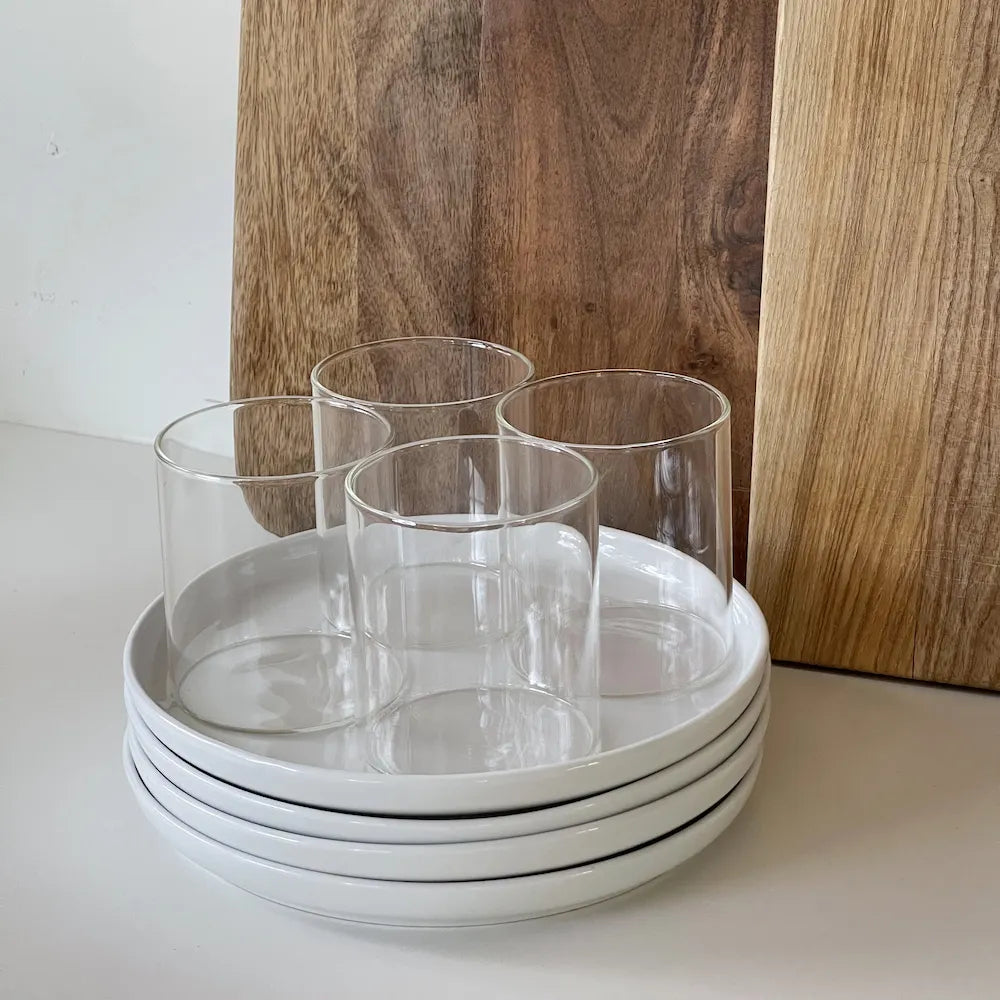 Ceramic Dinner Plates (Set of 4) - Osadia Concept Store