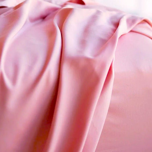 Pale Rose Bamboo Sheets Set | Satin Weave | 400 TC Fabric