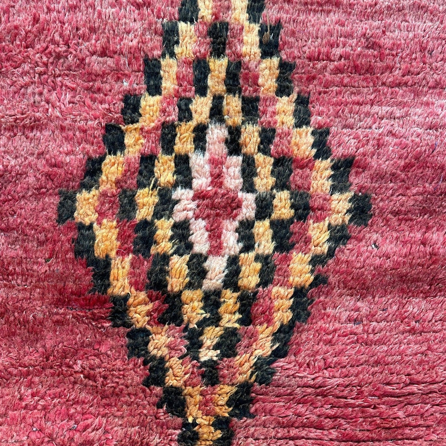 Sine Vintage Moroccan Runner Rug | 3'7" x 6'6"
