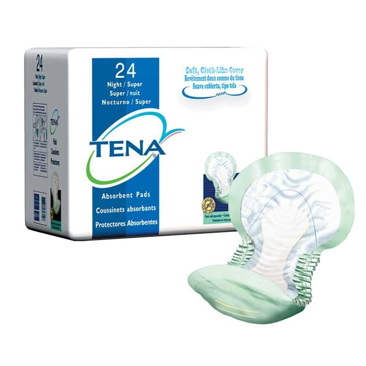 Tena 62718 Night Super Maximum Absorbency Pad 2X24 packs