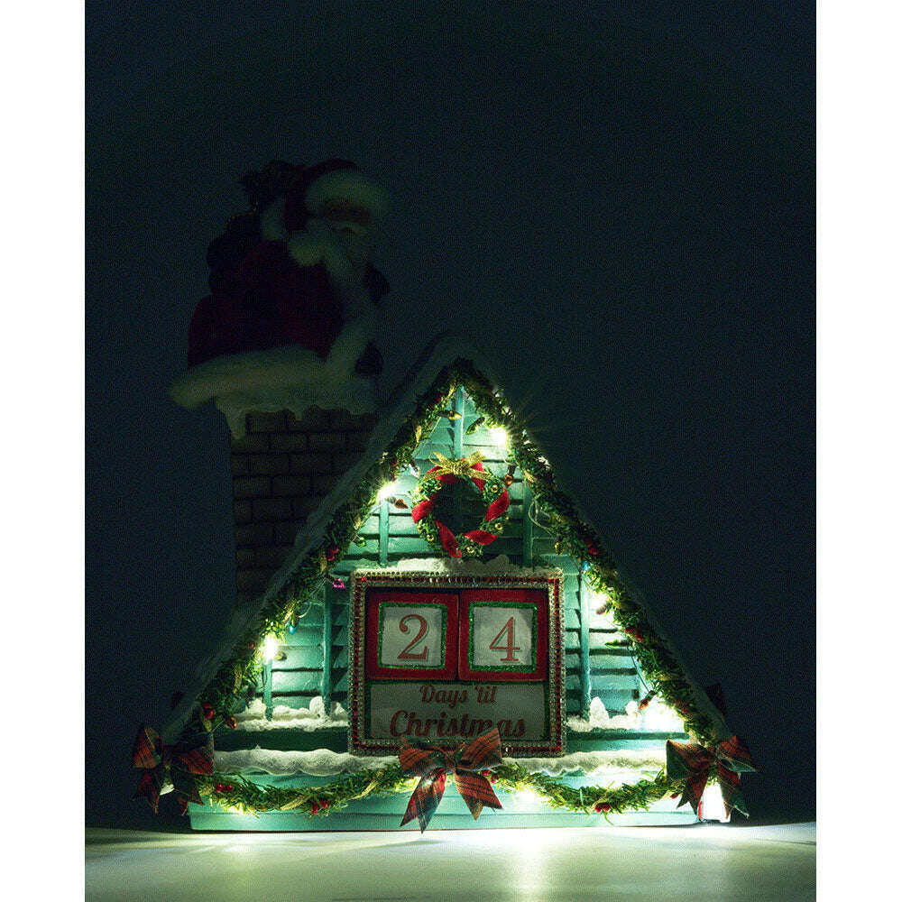 Santa In Chimney Christmas Countdown by Katherine's Collection