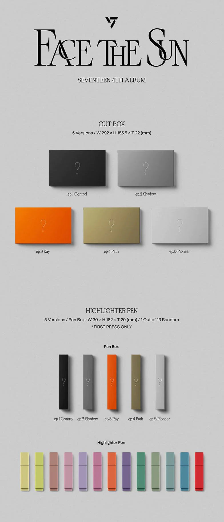 Seventeen 4th Album - Face The Sun