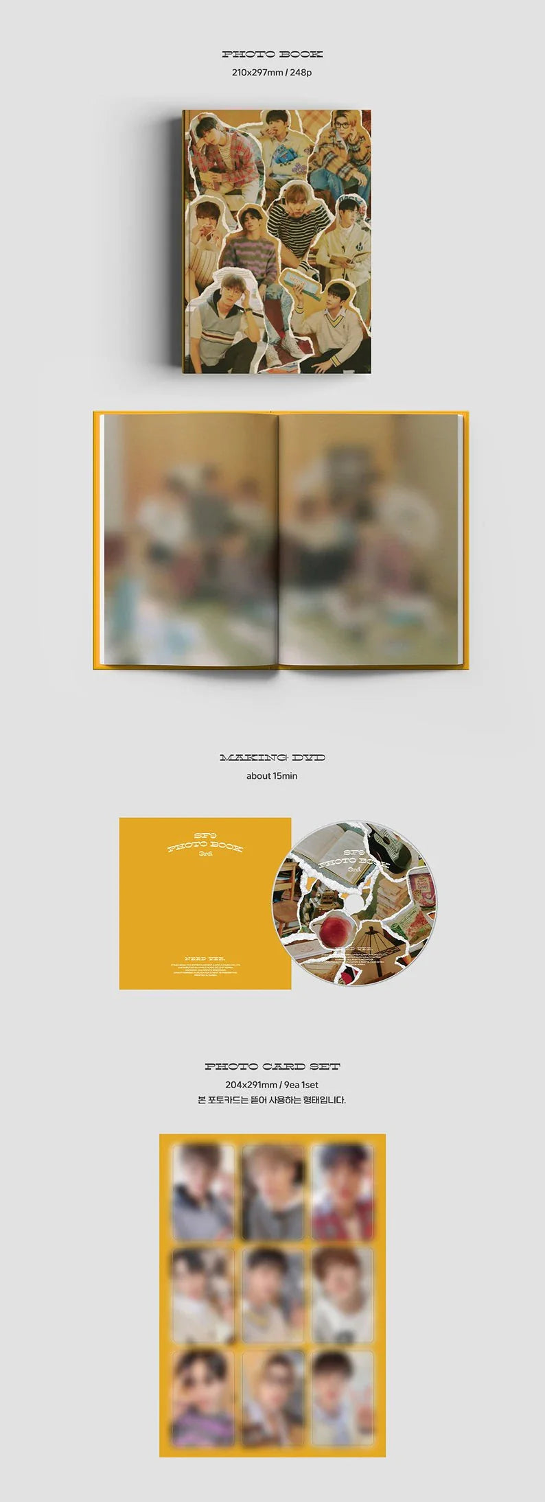 SF9 - 3rd Photo Book (With DVD)