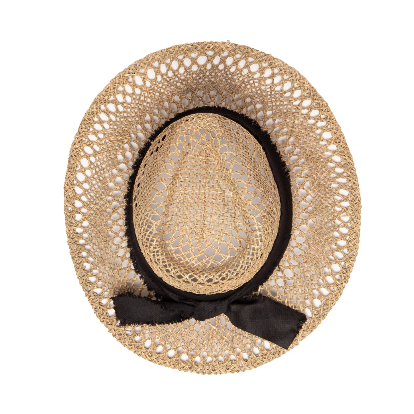 By The Sea Open Weave Fedora