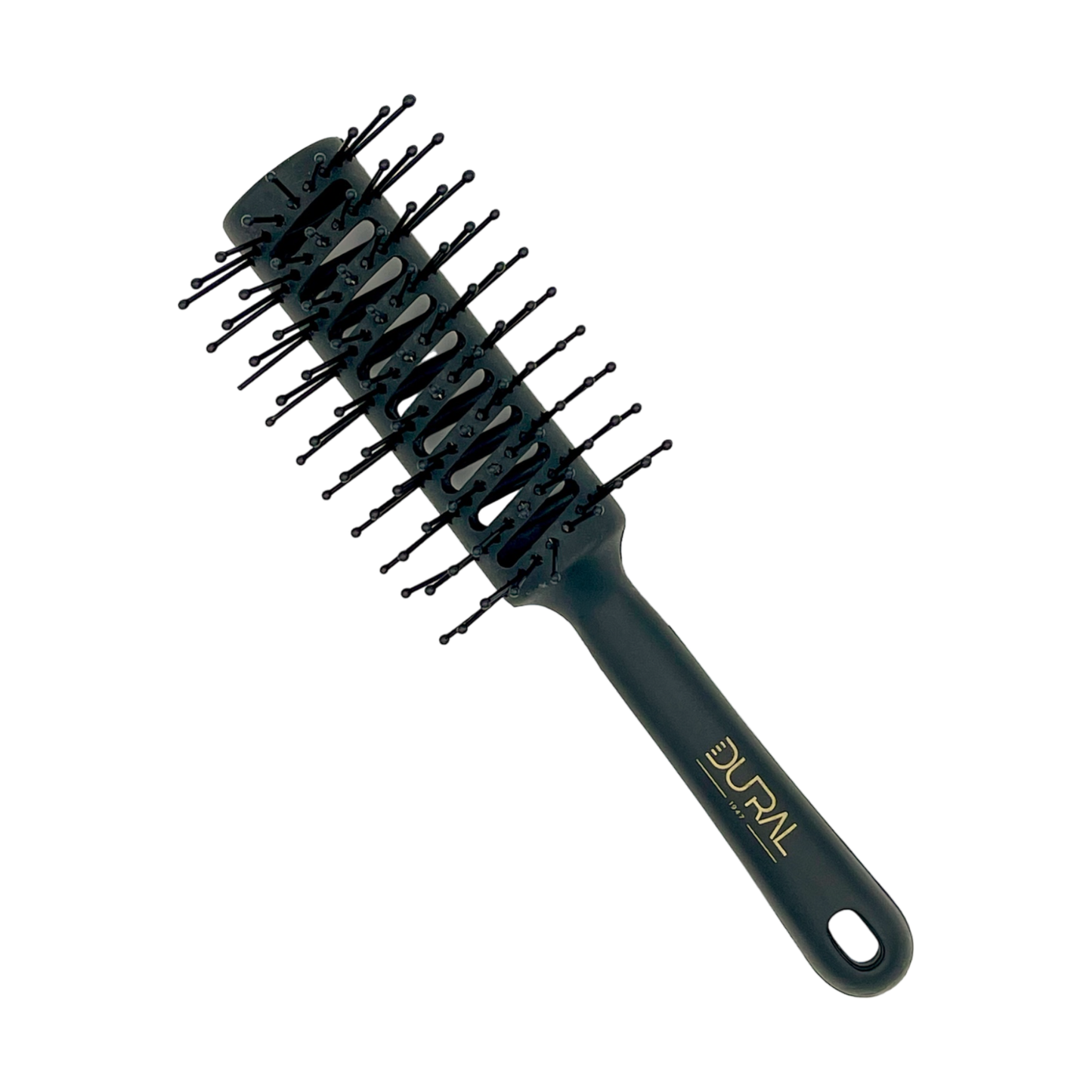 Dural plastic tunnel brush with nylon pins and ball tips