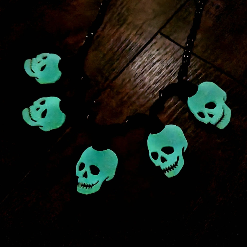 Skeleton String Lights Necklace by Cherryloco Jewellery