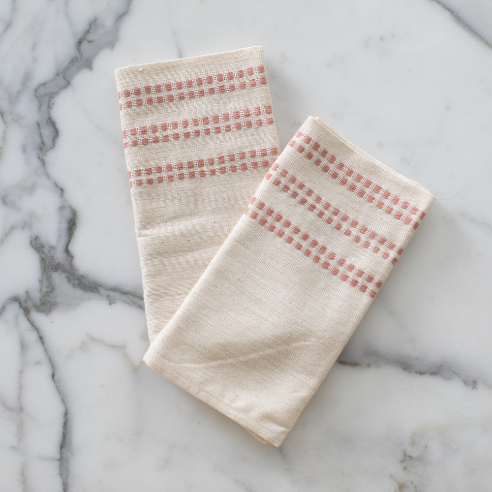 Sodo Handwoven Ethiopian Cotton Napkins | Set of 2