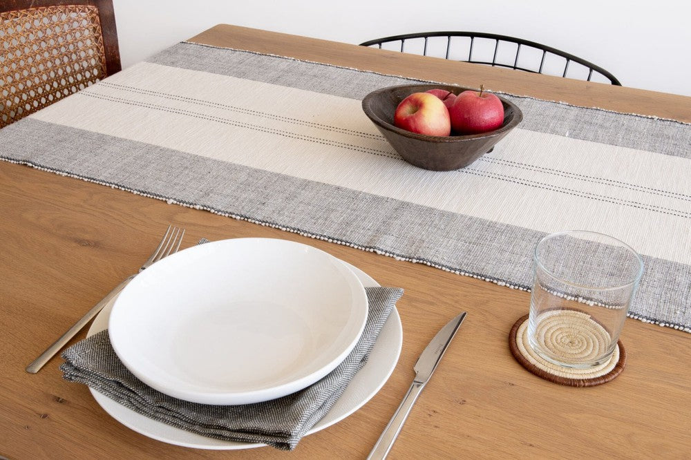 Sodo Handwoven Ethiopian Cotton Table Runner