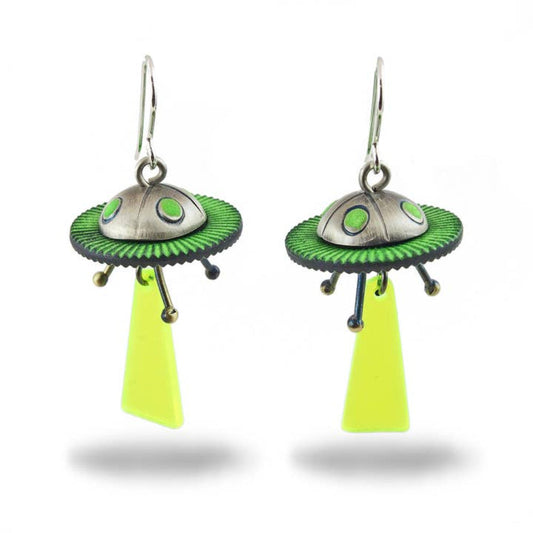 Space Invader Earrings by Chickenscratch