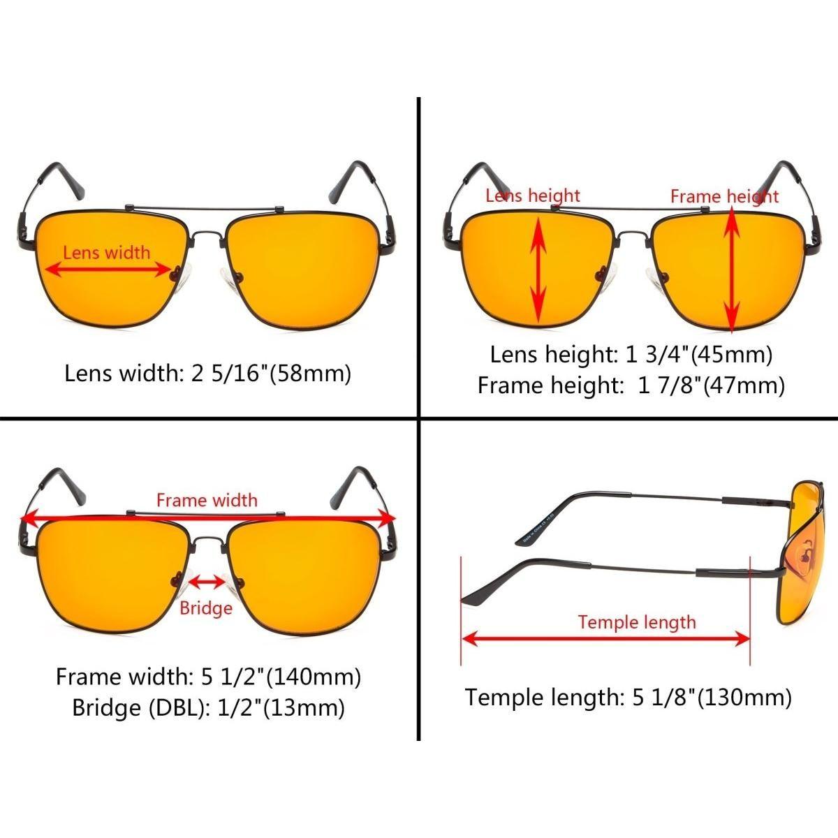 Pilot Blue Light Blocking Eyeglasses DS1801