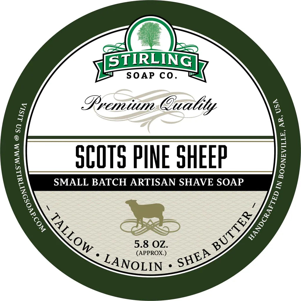 Stirling Soap Co. Scots Pine Shaving Collection