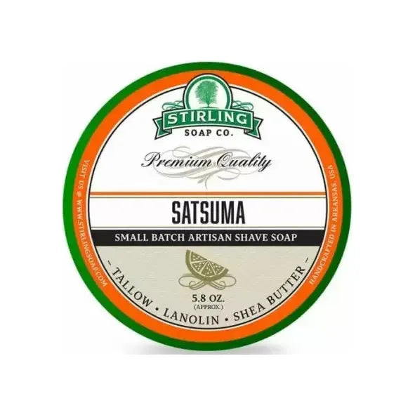 Stirling Soap Co. Satsuma Shaving Collection