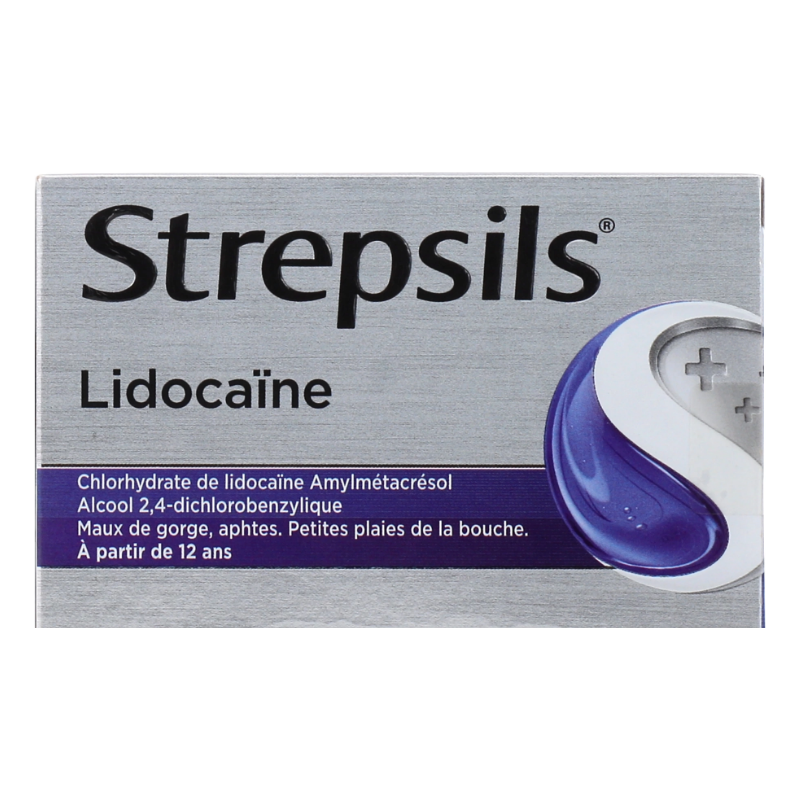 Strepsils Lidocaine Lozenges Sore Throat Relief Pack of 24