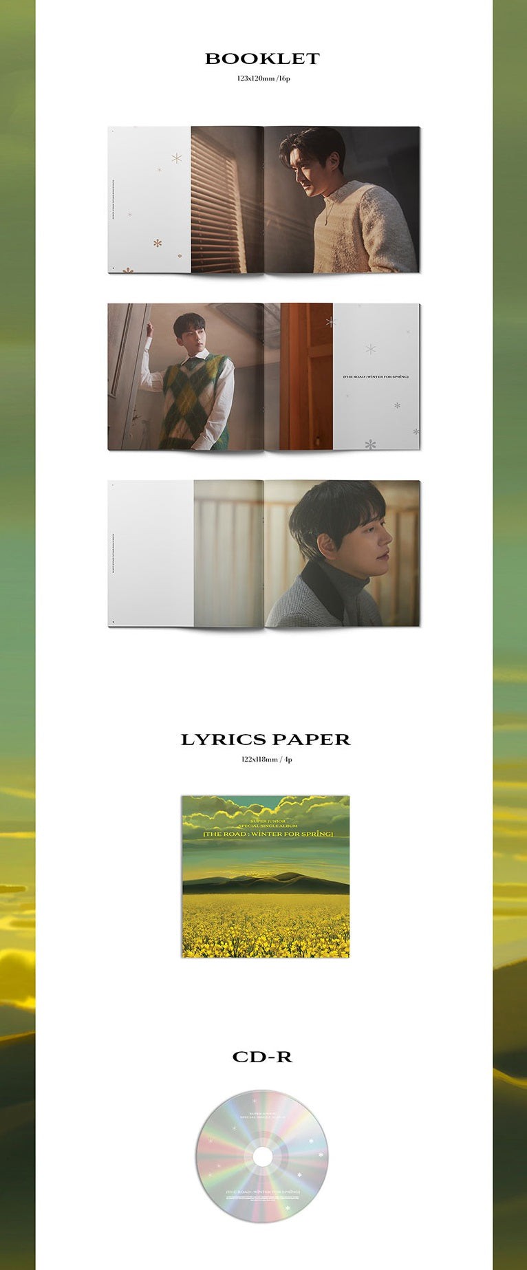 Super Junior - Special Single Album The Road Winter For Spring (Limited)