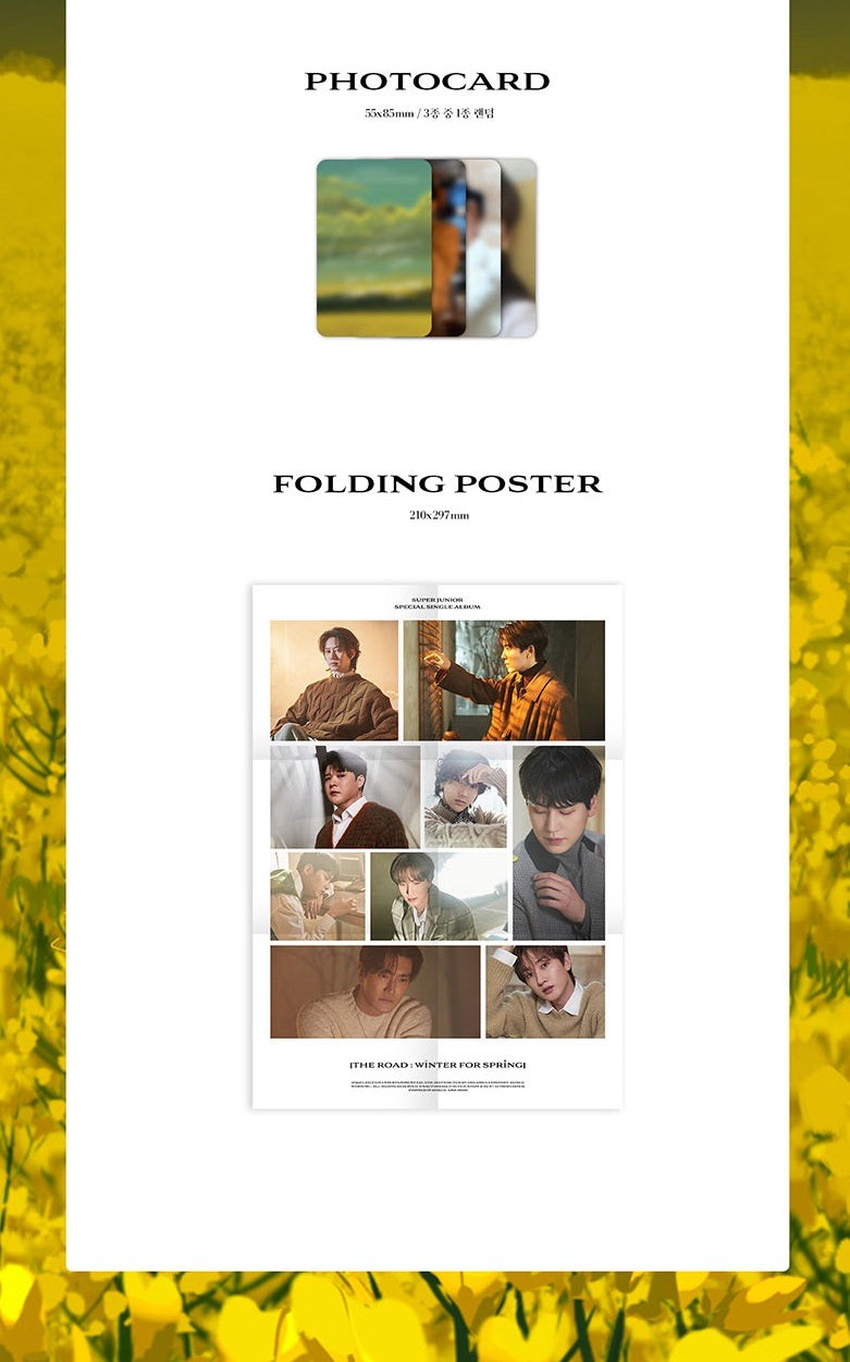 Super Junior - Special Single Album The Road Winter For Spring (Limited)