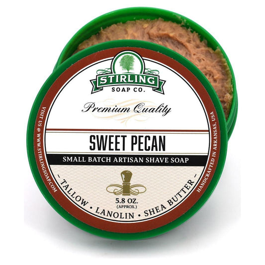Stirling Soap Co. Sweet Pecan Shaving Collection