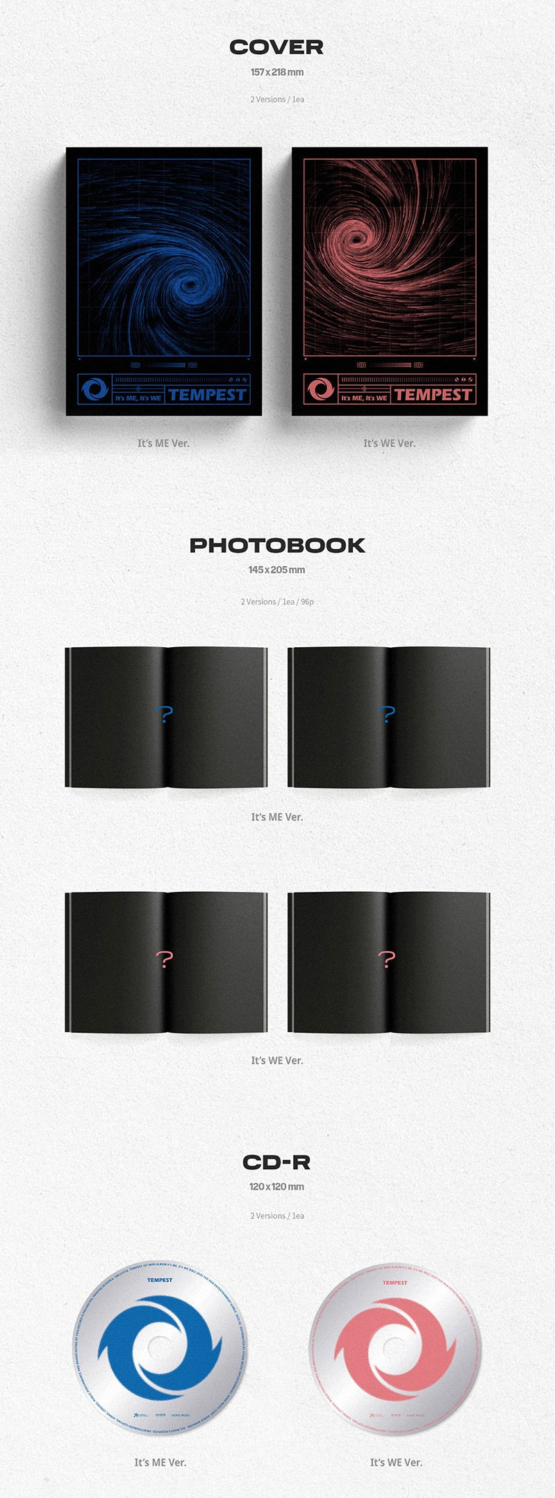 Tempest - 1st Mini Album Its Me Its We