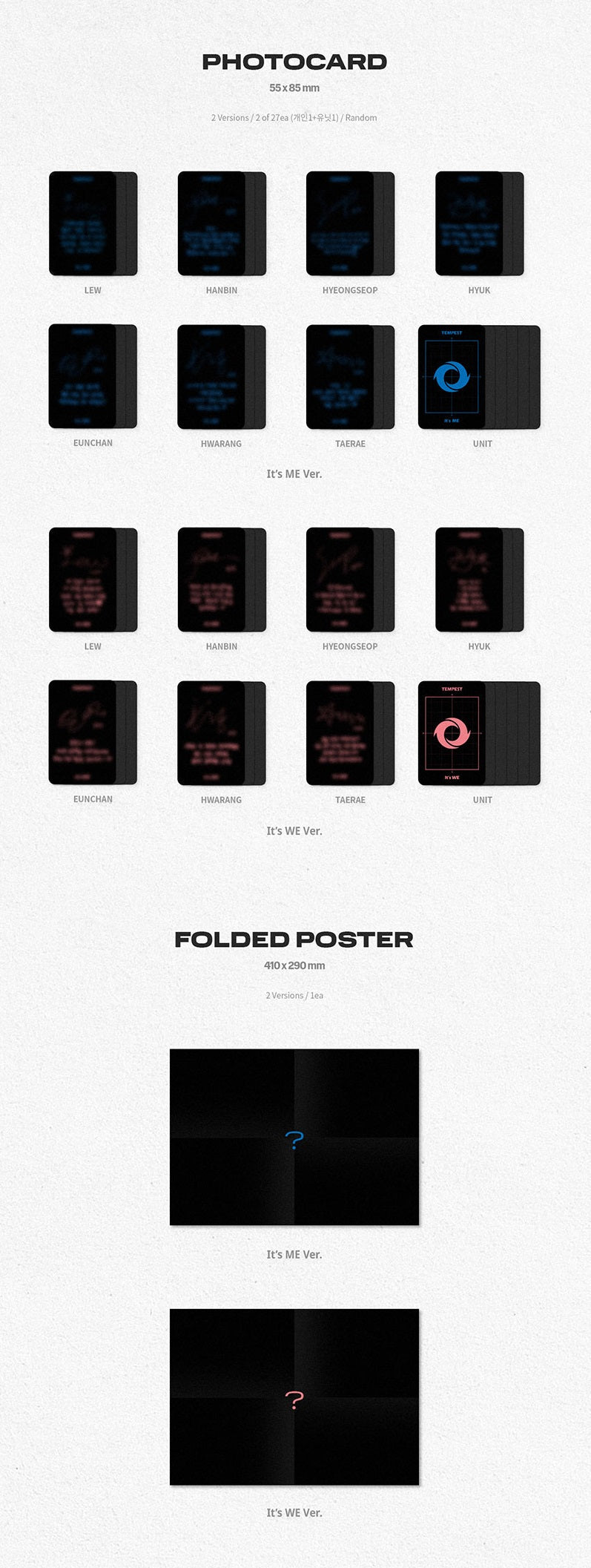 Tempest - 1st Mini Album Its Me Its We
