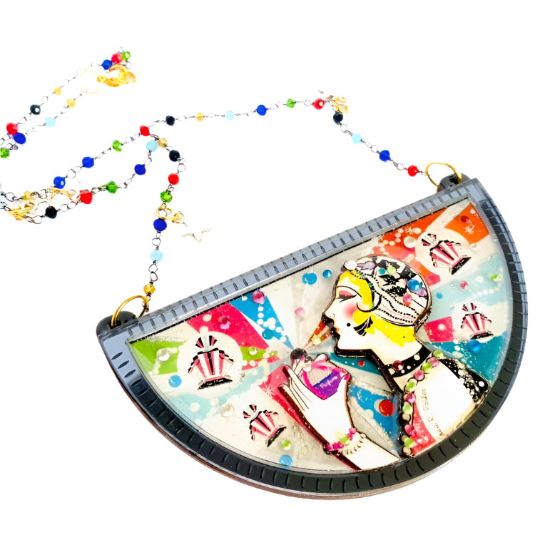 The Vanity Box Statement Necklace by Rosie Rose Parker