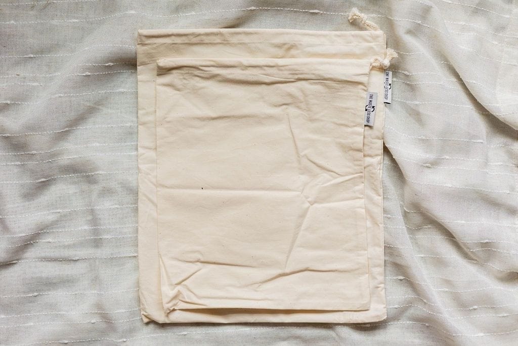 Organic Cotton Produce Bags - Set of 6