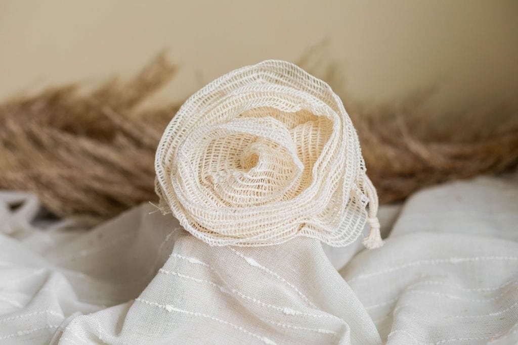 Plant-Based Mesh Bath Pouf