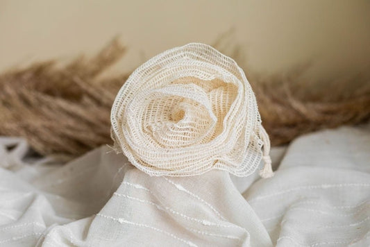 Plant-Based Mesh Bath Pouf