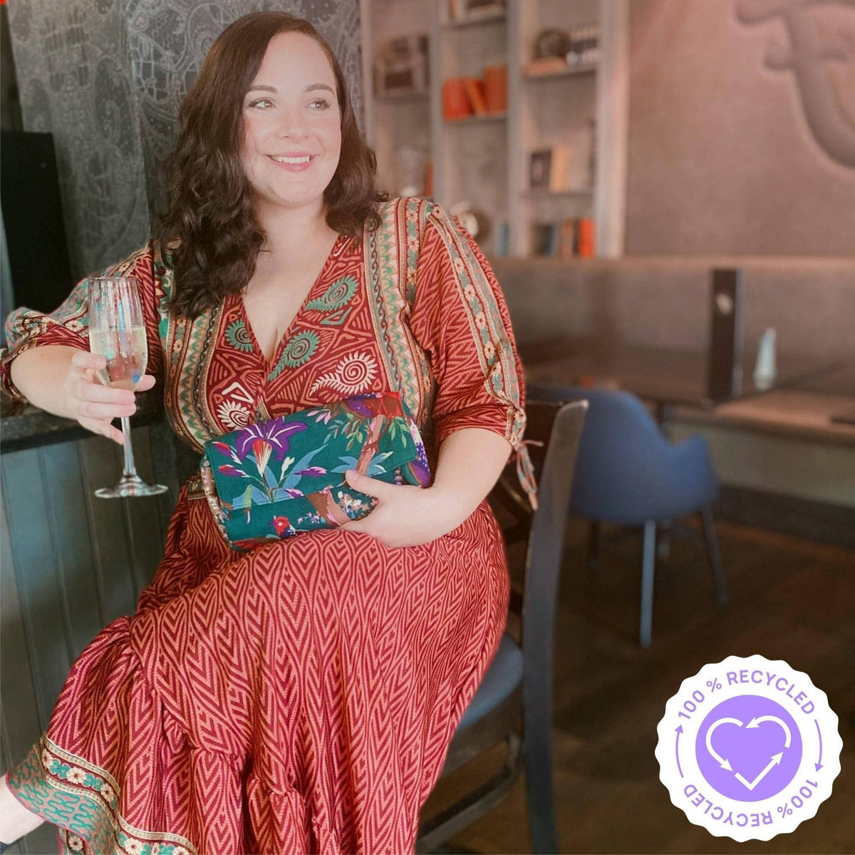 Warehouse Closeout: The Zaria - Sari Wrap Dress