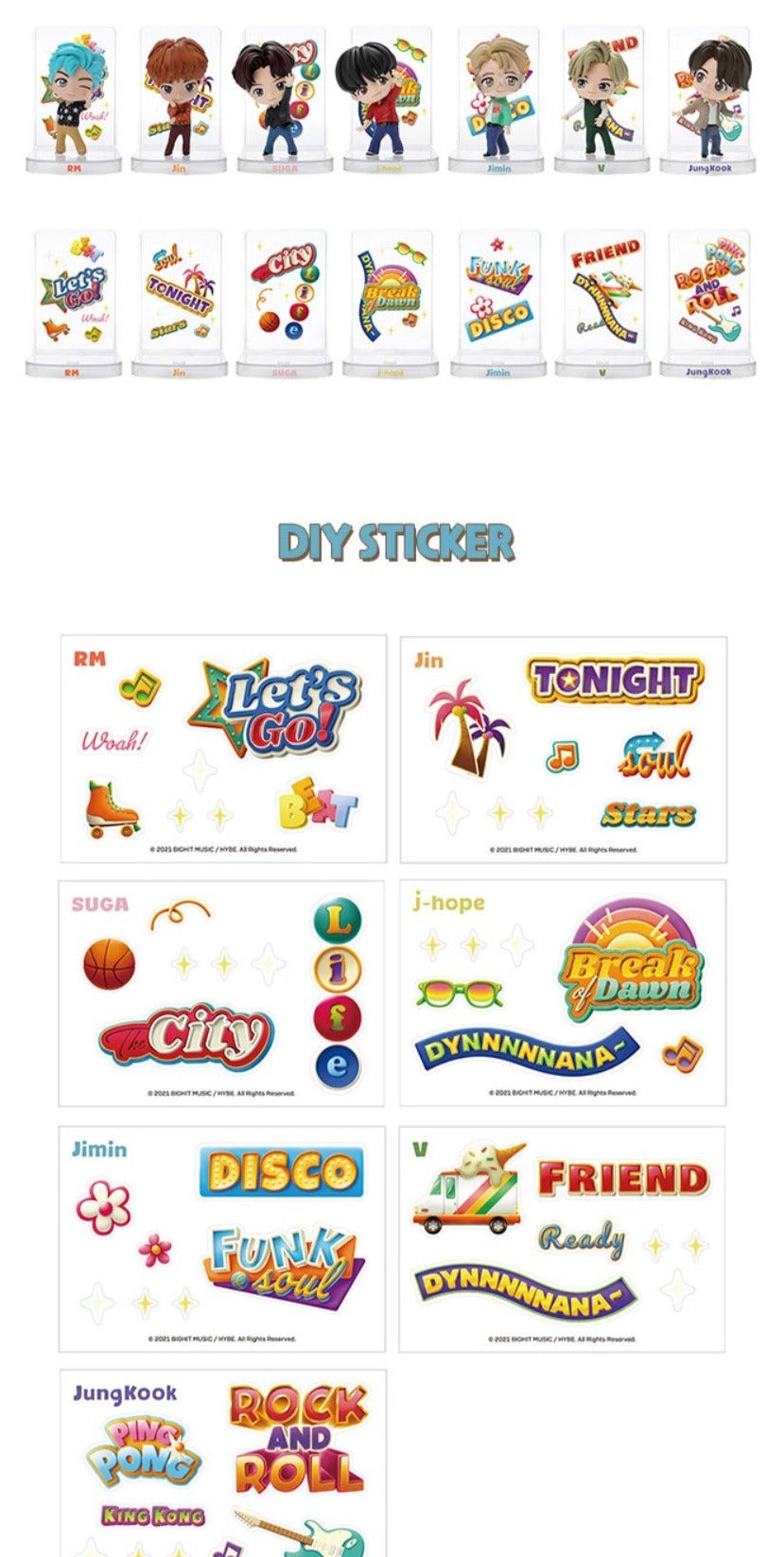 BTS x Tinytan Official Dynamite Figure