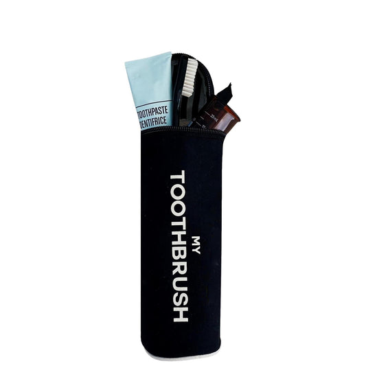 Toothbrush Travel Case, Black - Osadia Concept Store