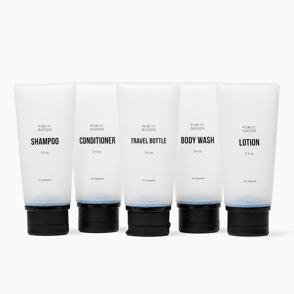 Silicone Travel Bottles Refill Kit