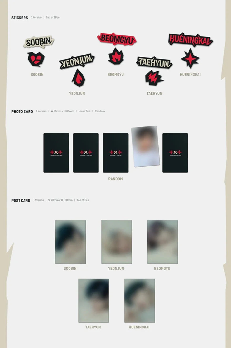 TXT - 4th Mini Album Minisode 2 Thursday's Child (Tear Ver.)