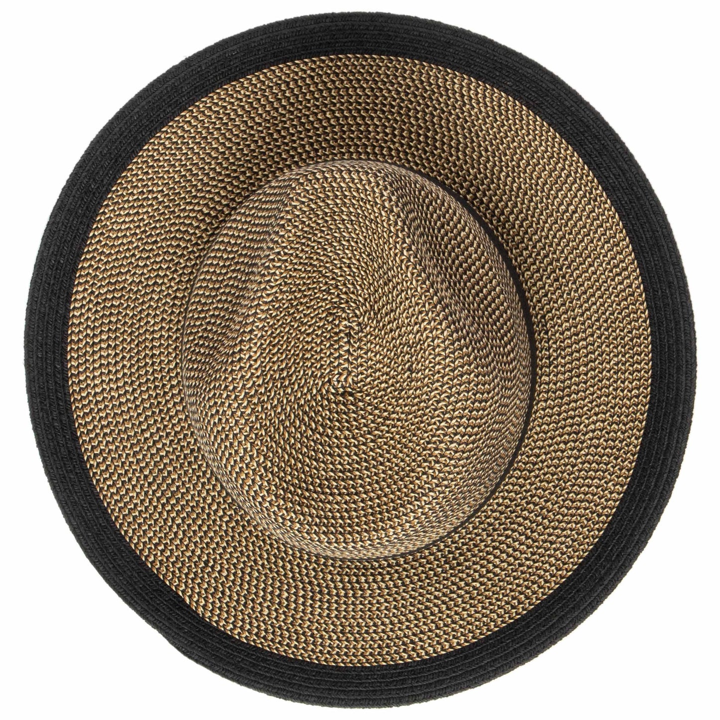 Women's Water Repellent Striped Fedora