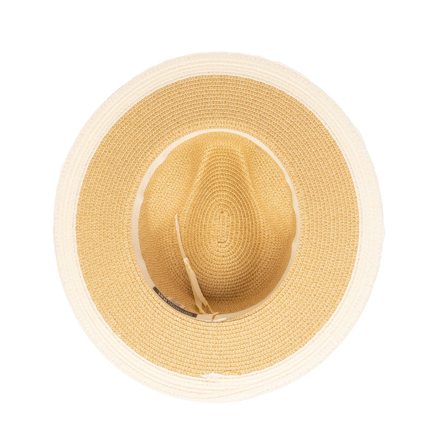 Women's Water Repellent Striped Fedora