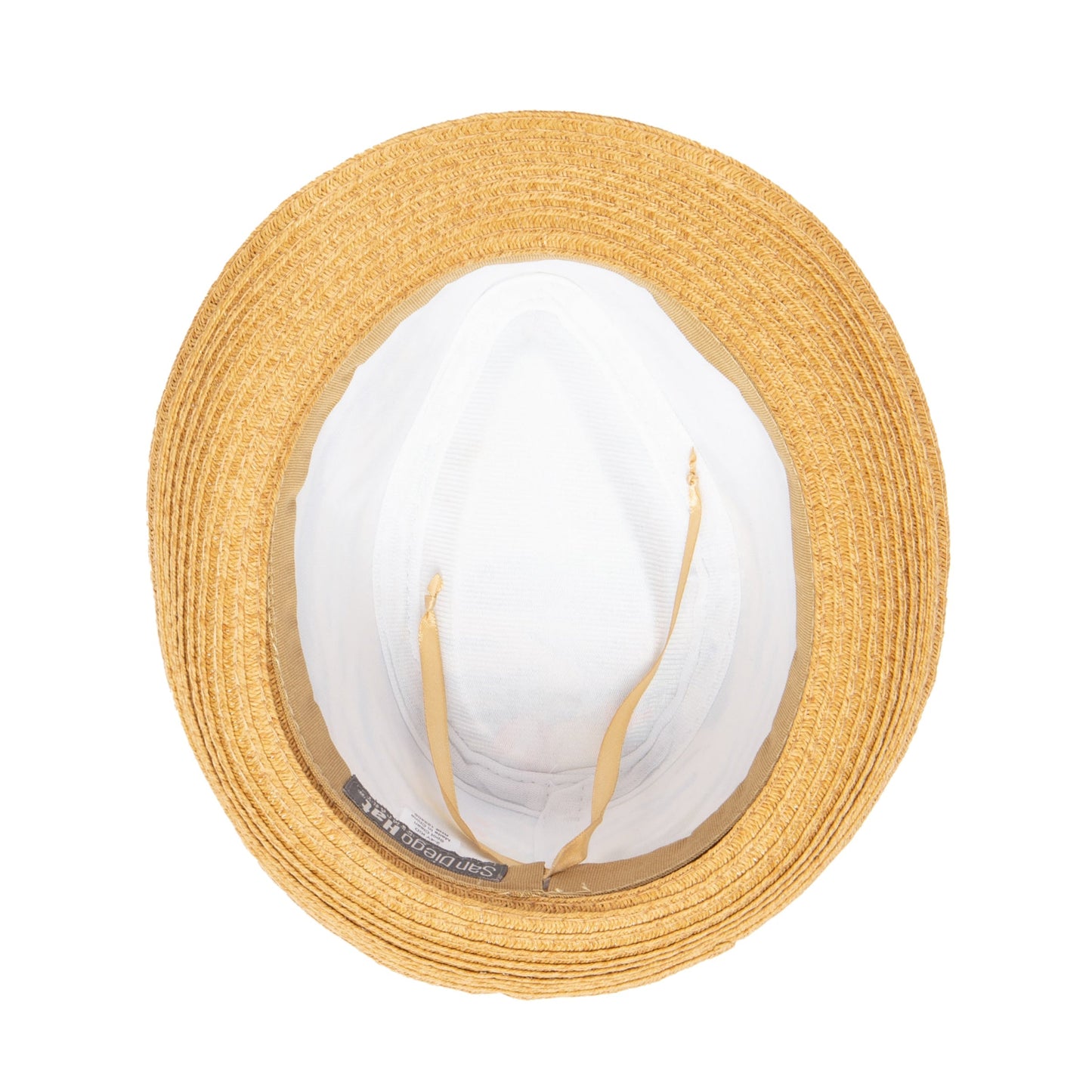 2-4 Yr Kid's Paperbraid Fedora with Tropical Print