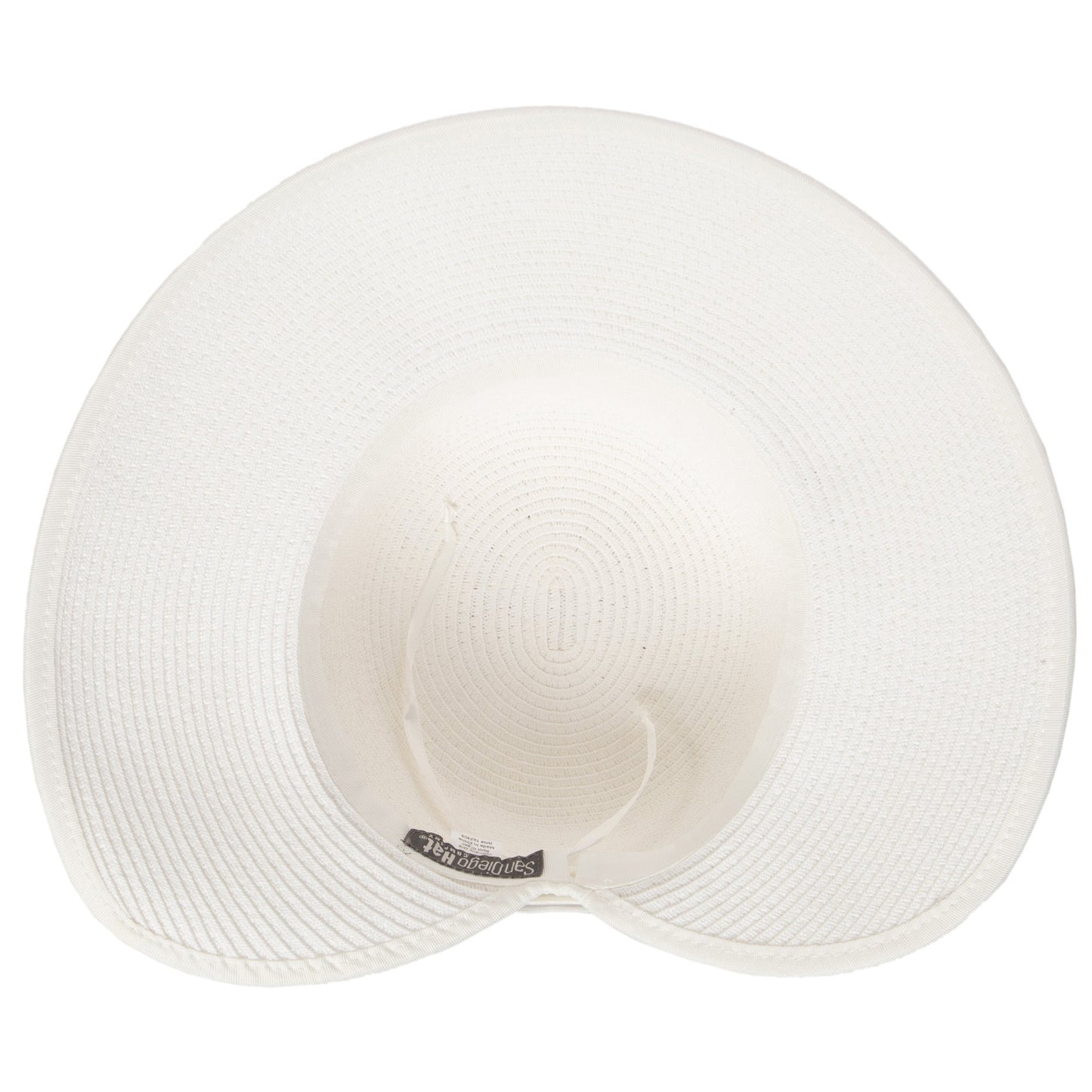 Women's Ultrabraid Round Crown Face Saver Sun Hat with Grosgrain Ribbon and Velcro Back Closure