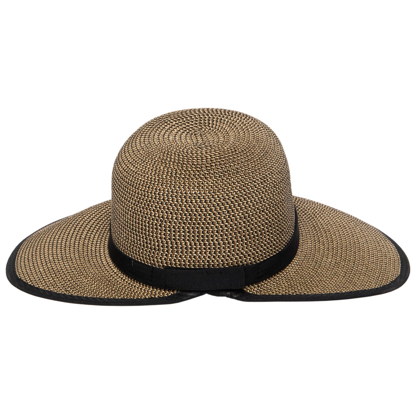 Women's Ultrabraid Round Crown Face Saver Sun Hat with Grosgrain Ribbon and Velcro Back Closure