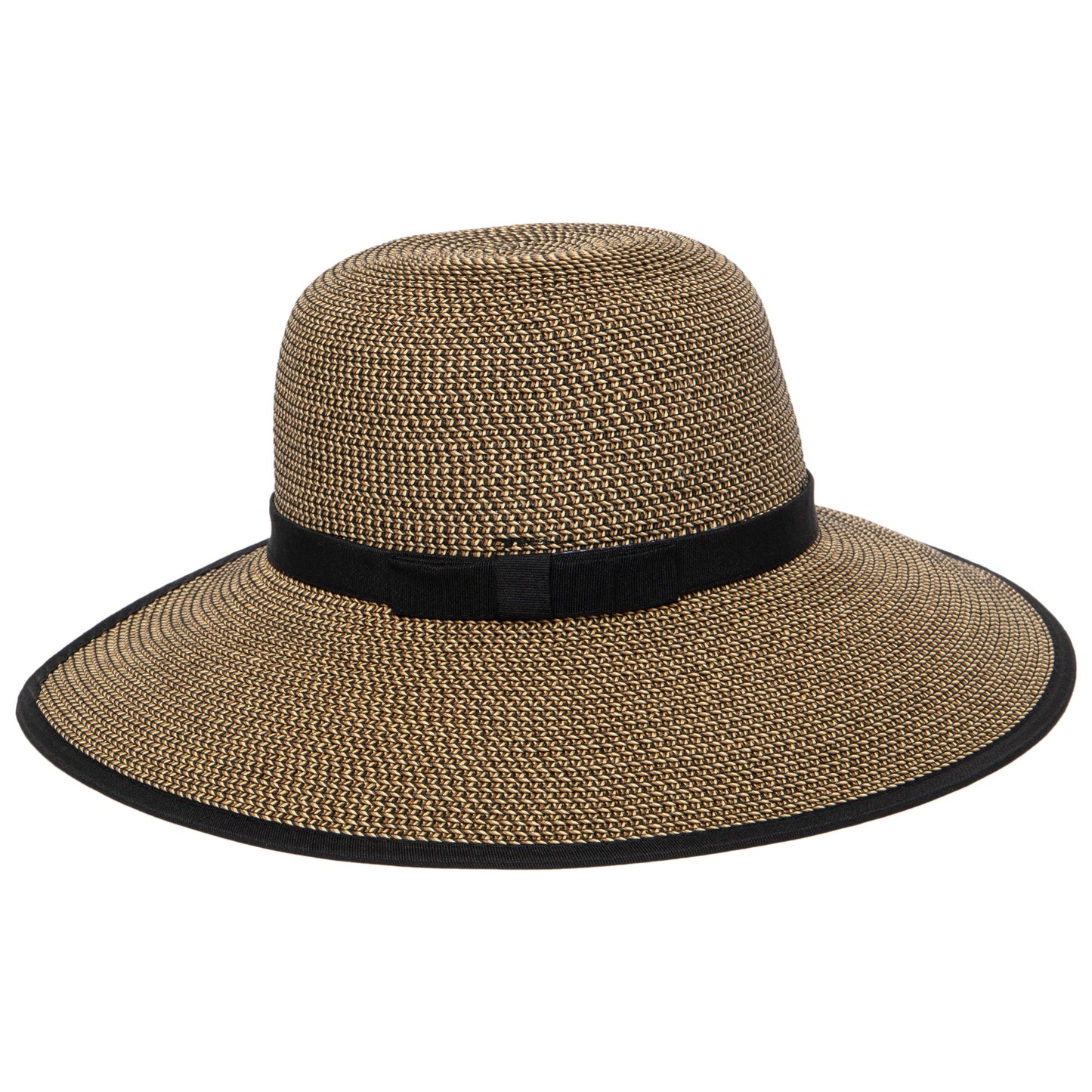 Women's Ultrabraid Round Crown Face Saver Sun Hat with Grosgrain Ribbon and Velcro Back Closure