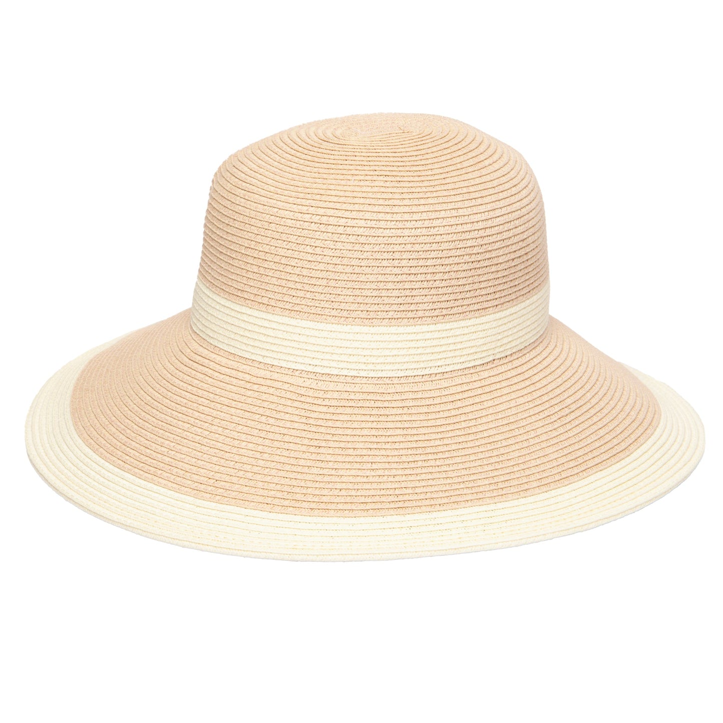 Women's Water Repellent Striped Cloche - Blush