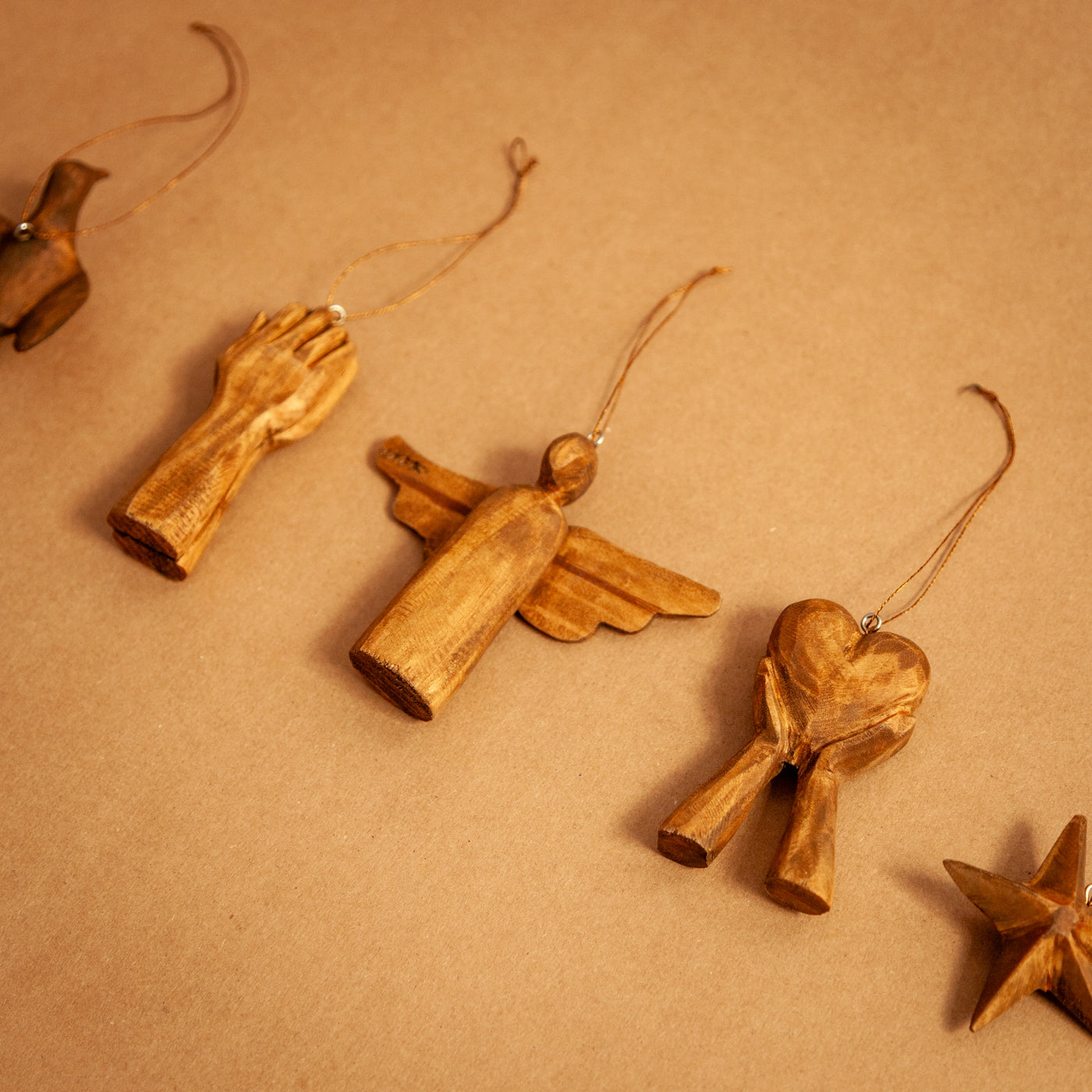 Wooden Angel Ornament
