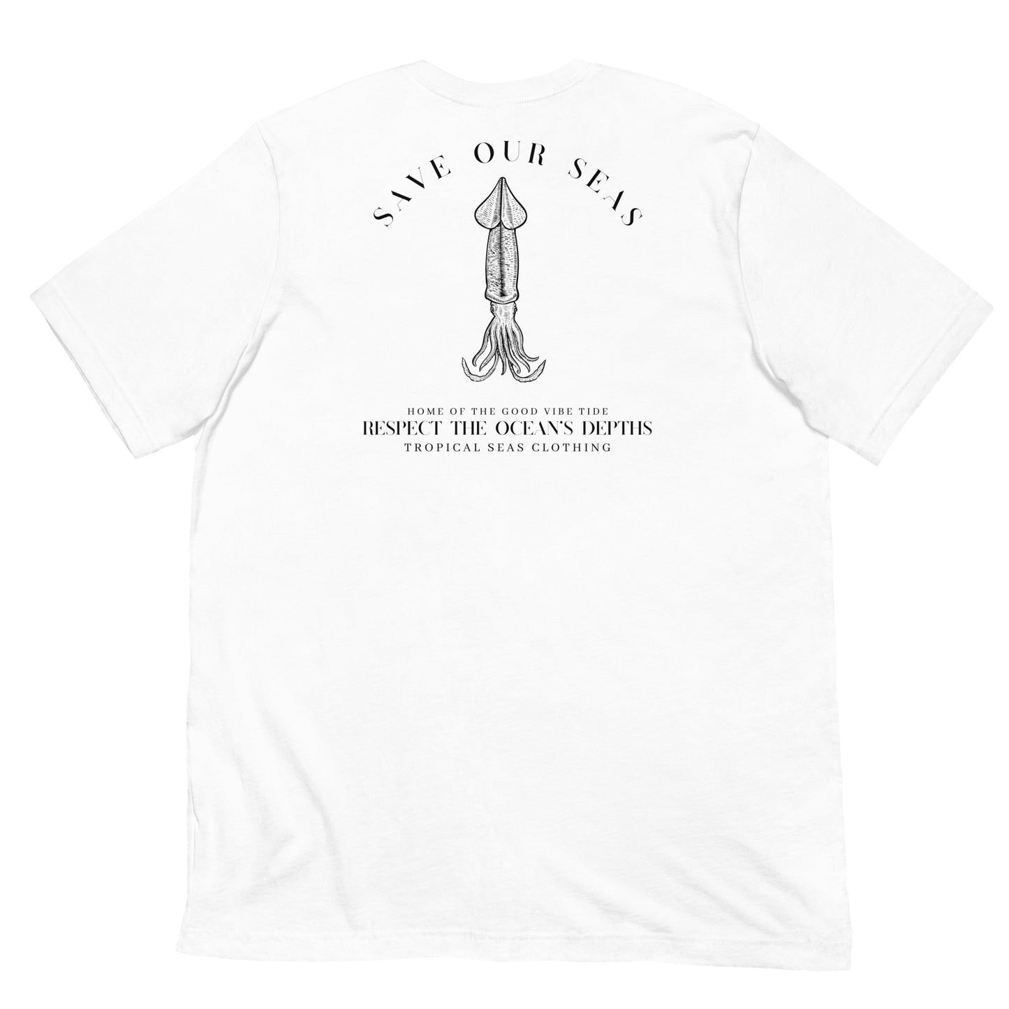Respect the Depths Squid staple eco t-shirt