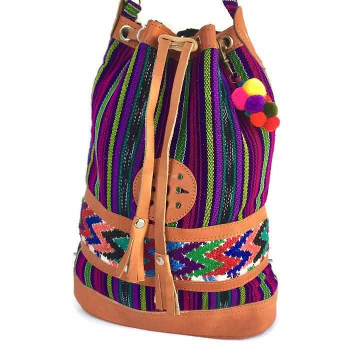 Uva Pompom Cluster Multicolor Boho Bag Charm | Zipper Pull - Thailand