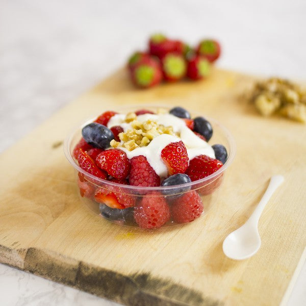 Vegware 8oz PLA Round Deli Container (QTY 500), SKU CF-DC-08