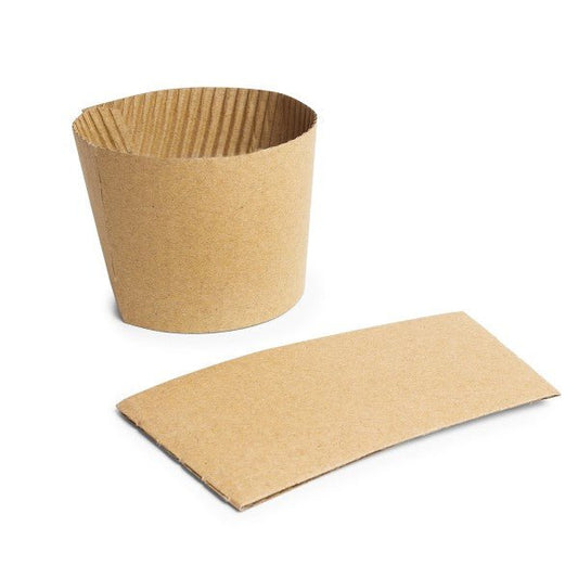Vegware Large Cup Sleeve Kraft for 89-Series Cups Compostable (QTY 1000), SKU Q2