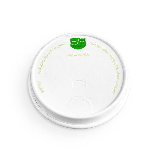 Vegware 79-Series paper hot cup lid (QTY:1000)