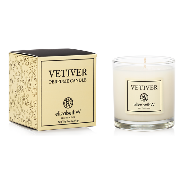 Elizabeth W Vetiver Perfume Candle 8oz