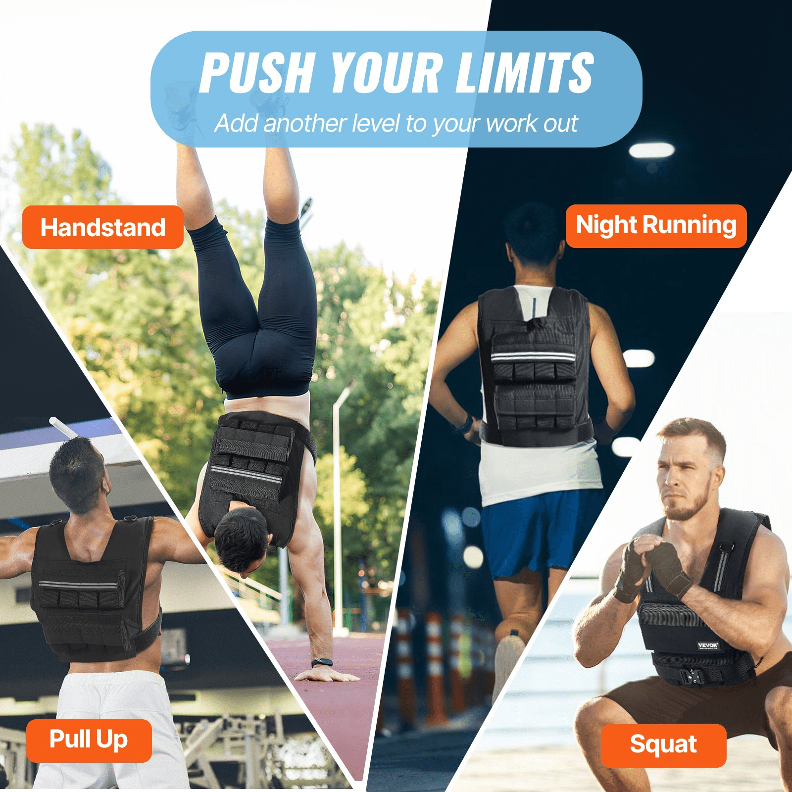 35lb Adjustable Weighted Vest | Strength Training & Running - Osadia Concept Store