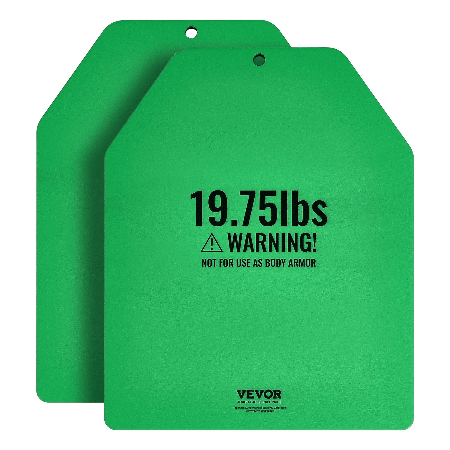 VEVOR Weight Vest Plates for Strength Training Running Workout 2x19.75 LB Plates - Osadia Concept Store