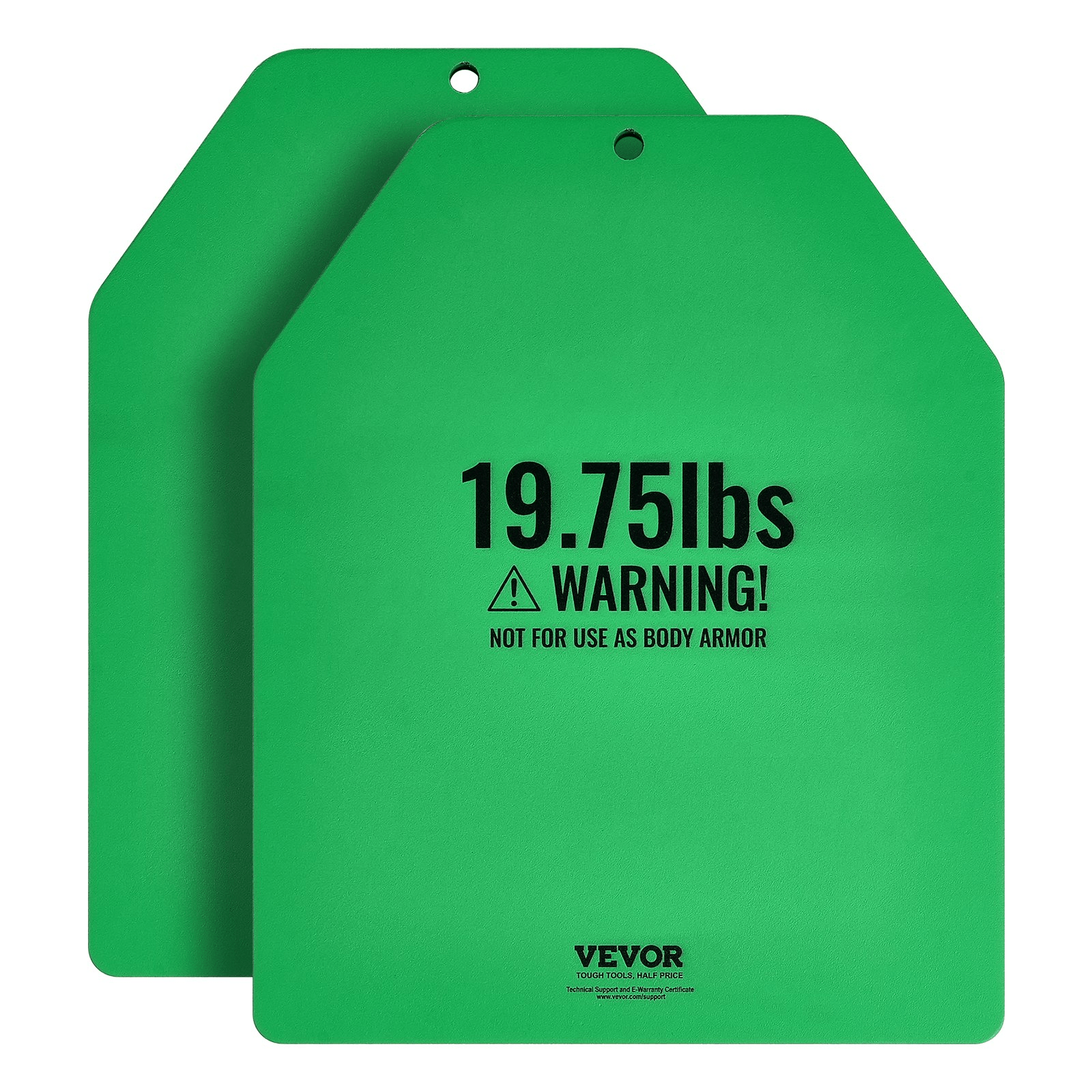 VEVOR Weight Vest Plates for Strength Training Running Workout 2x19.75 LB Plates - Osadia Concept Store